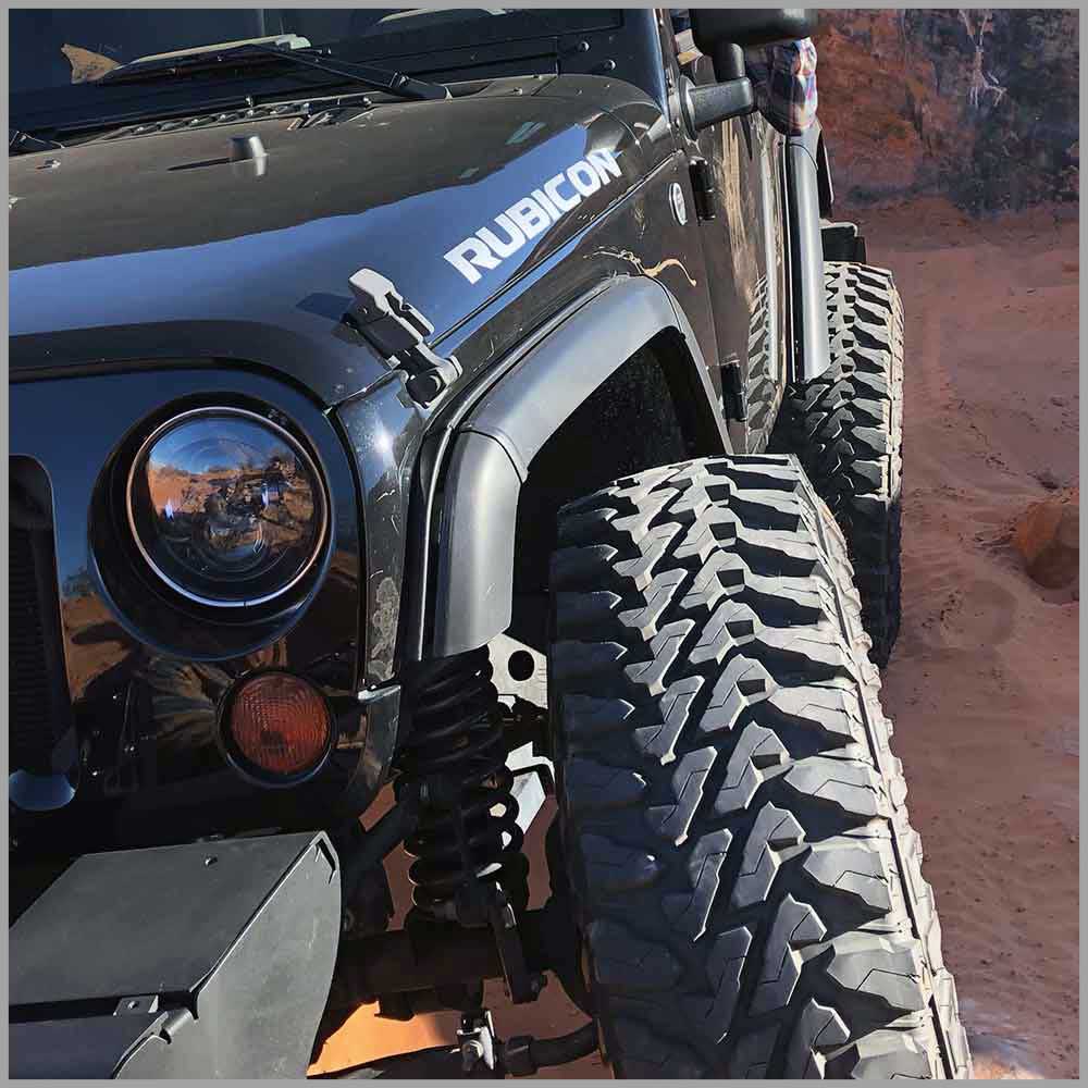 Trail Mods Fender Flare over driver side tire